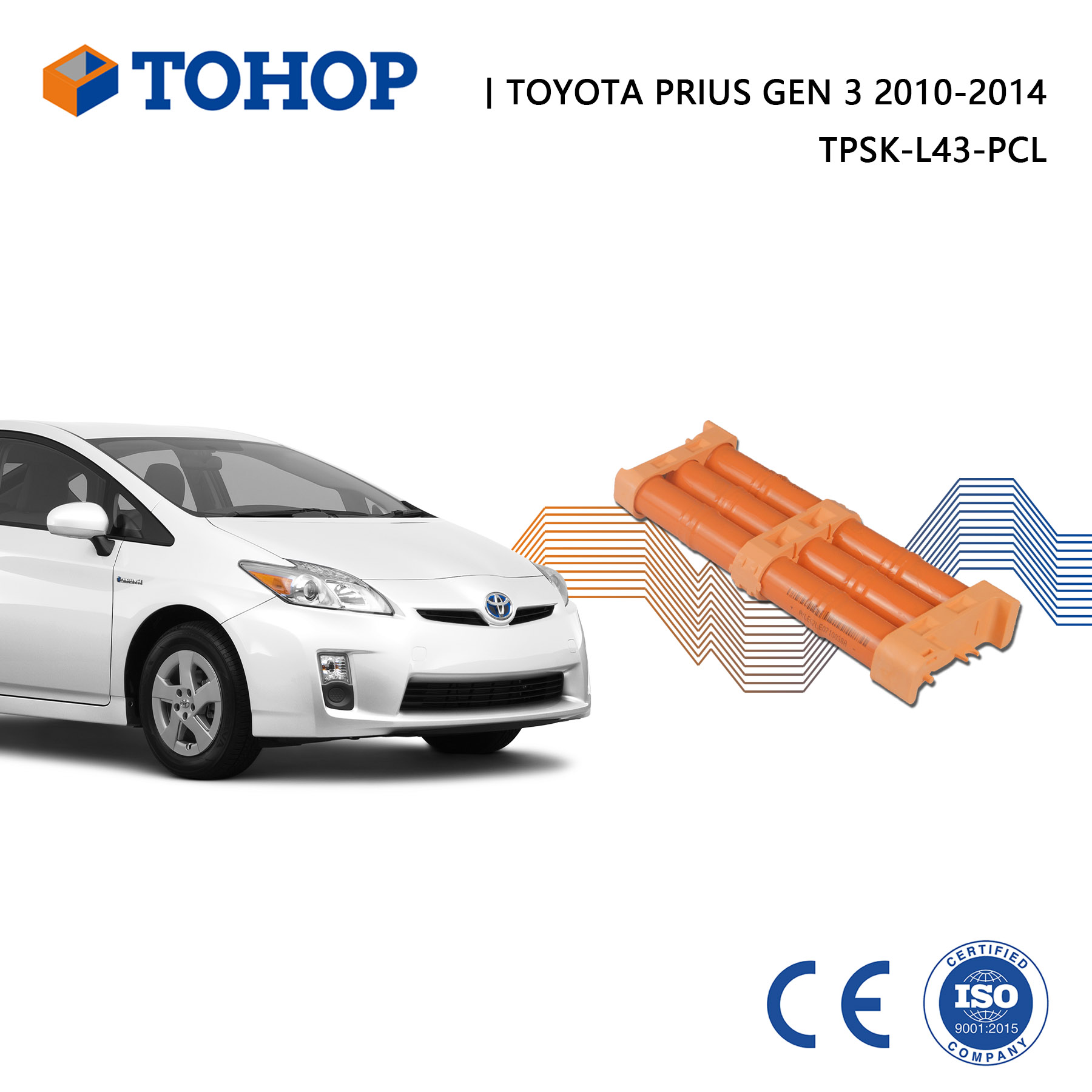 Batería híbrida Toyota Prius Gen 2 Gen 3 2004-2014 Célula de repuesto Nimh